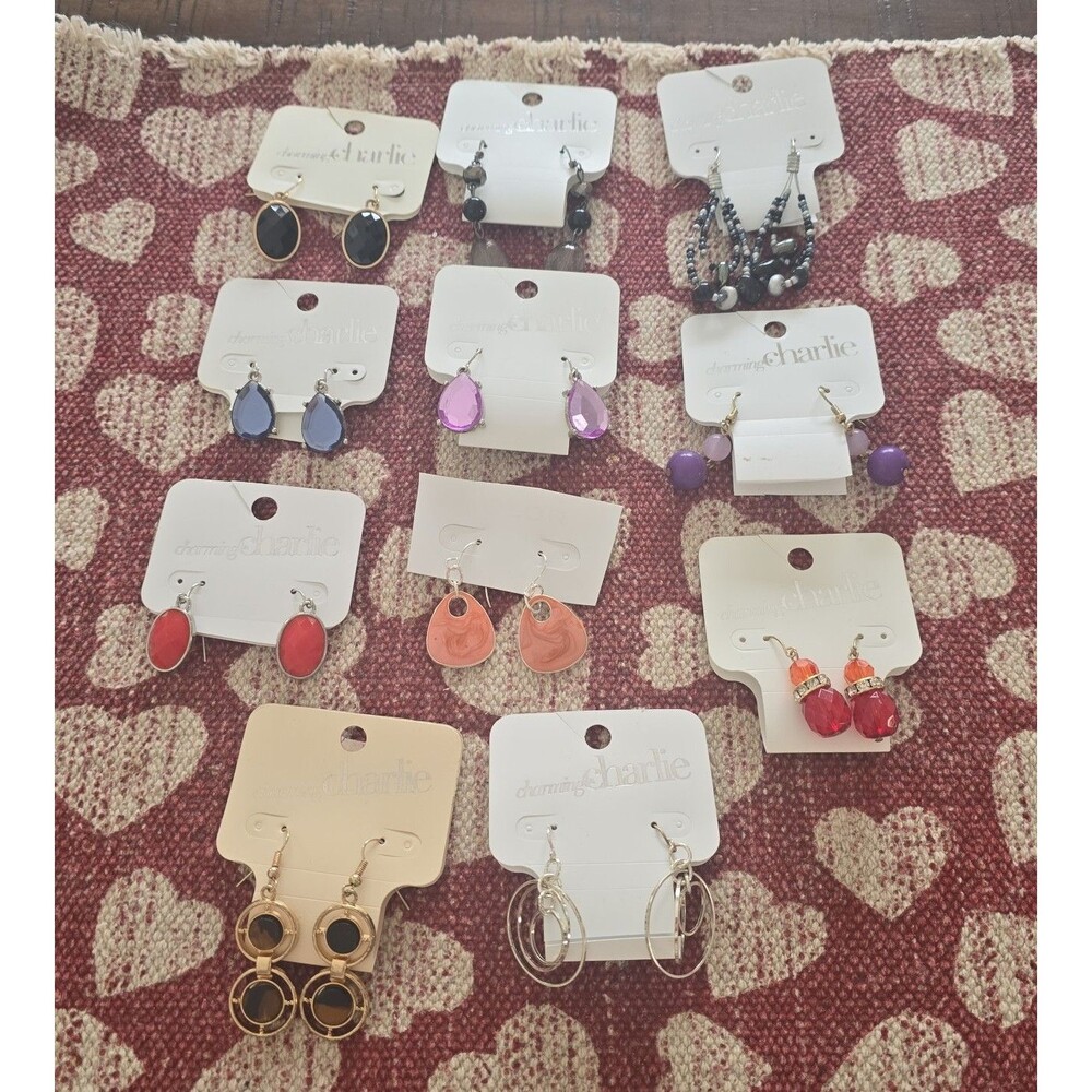 Lot of 11 Sets of French Hook Earrings